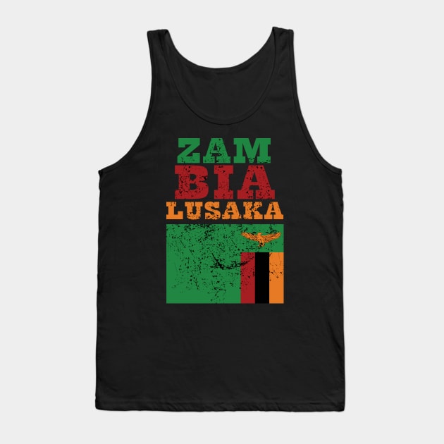 Flag of Zambia Tank Top by KewaleeTee